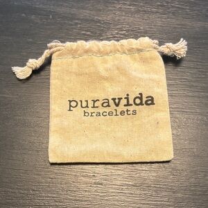 Pura Vida Tan Pouch and Bracelets